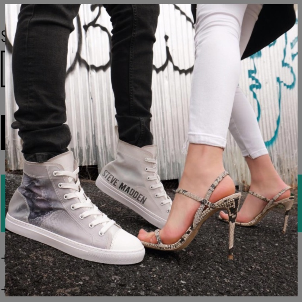Steve Madden snake print heels